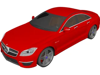 Mercedes-Benz CLS63 AMG 3D Model