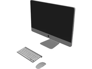 Apple iMac 27 inch 3D Model