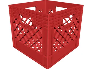 Milk Crate 3D Model