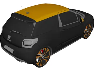 Citroen DS3 (2011) 3D Model