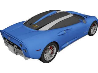 Spyker C8 Aileron 3D Model