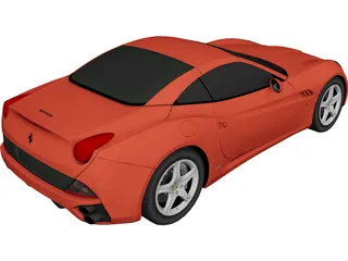 Ferrari California 3D Model 3D Preview