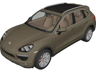 Porsche Cayenne (2011) 3D Model