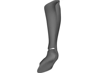 Orthopedic Leg Brace 3D Model