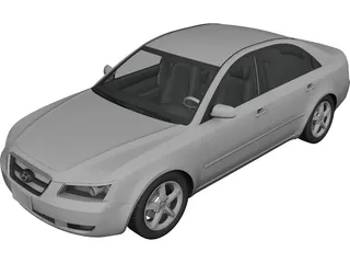 Hyundai Sonata (2007) 3D Model