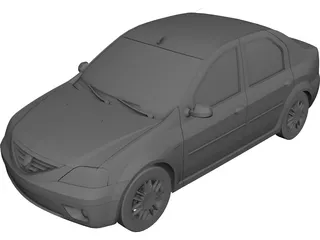 Renault/Dacia Logan (2005) 3D Model