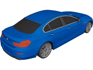 BMW 6-Series Gran Coupe (2013) 3D Model