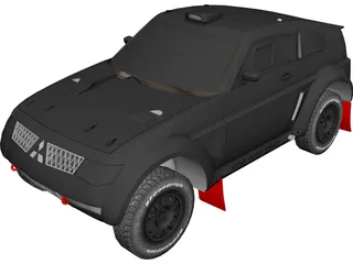 Mitsubishi Pajero EVO MPR11 3D Model