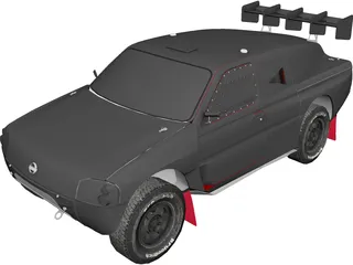 Nissan Pickup Dakar 3D Model