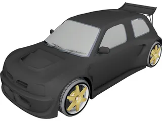 Nissan Micra GTR 3D Model