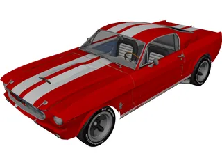 Ford Mustang Fastback (1965) 3D Model