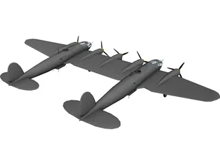 Heinkel He 111Z 3D Model