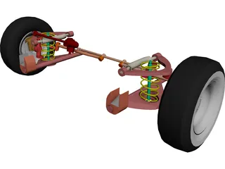 Chevrolet Front Suspension 3D Model