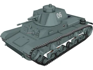 Panzer 35 3D Model