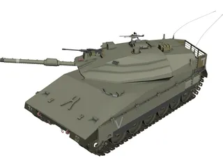 Merkava MK4 3D Model