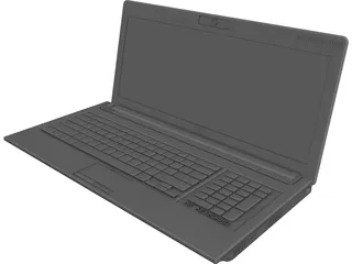 HP Laptop Pavilion dv6 CAD 3D Model