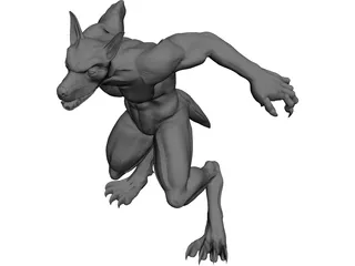 Werewolf 3D Model