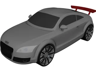 Audi TT CAD 3D Model