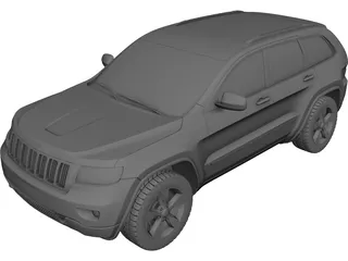 Jeep Grand Cherokee (2011) 3D Model 3D Preview