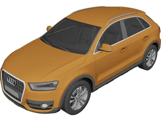 Audi Q3 (2012) 3D Model 3D Preview
