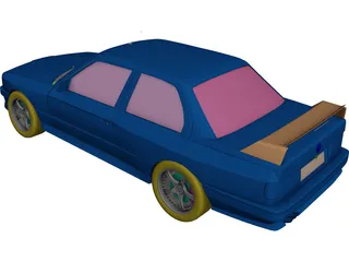 BMW M3 DTM 3D Model