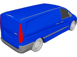 Mercedes-Benz Vito (2012) 3D Model