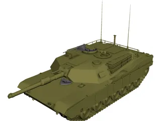M1A1 Abrams 3D Model