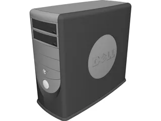 Dell Workstation CAD 3D Model