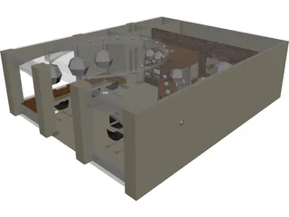 Mi Pancito Bakery 3D Model
