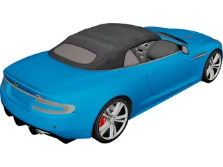 Aston Martin DBS Volante 3D Model