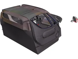 Ferrari Enzo Interior 3D Model 3D Preview