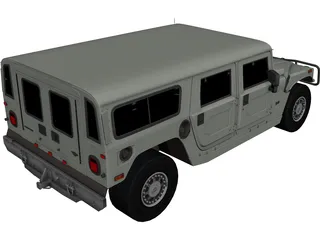 Hummer H1 Alpha 3D Model