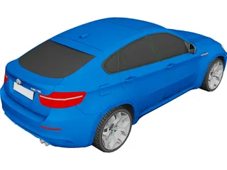 BMW X6M (2010) 3D Model