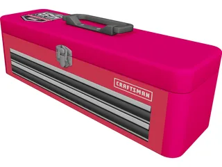 Craftsman Toolbox 3D Model