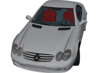 Mercedes-Benz SL55 AMG 3D Model
