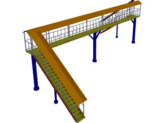 Passer Bridge CAD 3D Model