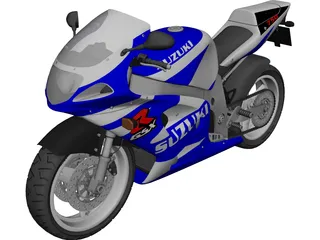 Suzuki GSX-R 750 3D Model