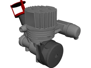 Kyosho GP11 RC Engine CAD 3D Model