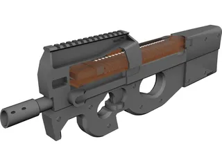 FN P90 3D Model