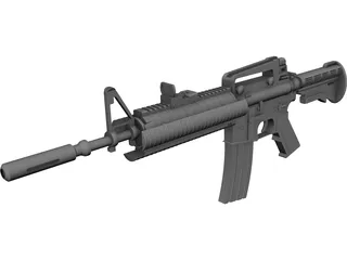 M4A2 Colt 3D Model