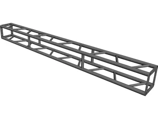 Truss V CAD 3D Model