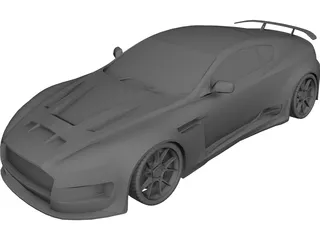 Aston Martin DB9 [Tuned] 3D Model