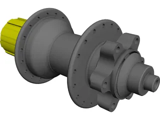 Brake Hub Hope MTB CAD 3D Model