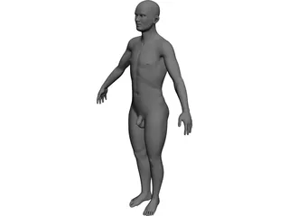 Man CAD 3D Model