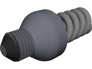 CFL Lamp 3D Model