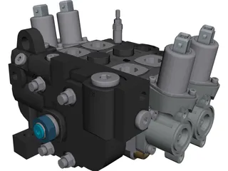 Hydraulic Parker P70-GEN2-2ECS 3D Model