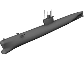 Romeo Submarine CAD 3D Model