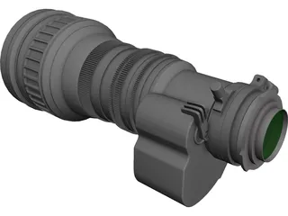 Canon J20ax8B 8-160mm Broadcast Lens CAD 3D Model