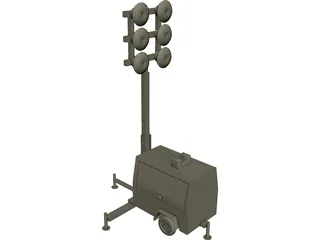 Light Tower 3D Model