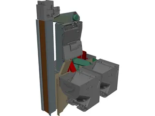 Coin Acceptor CAD 3D Model